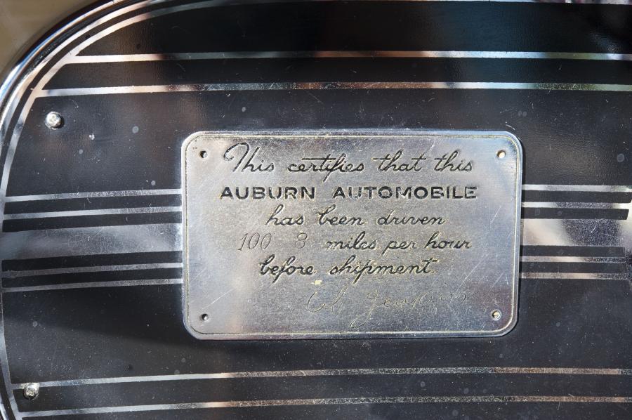  Auburn 851 SC Speedster 1935 года  (фото 33 из 93)